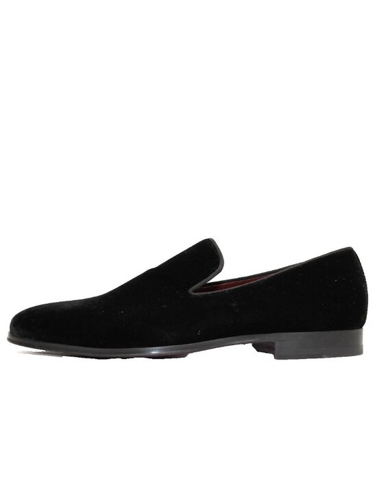 New! Magnanni Dorio Venetian Velvet Grosgrain Piping Slip-On 10.5 US DD534 12475 main image 5
